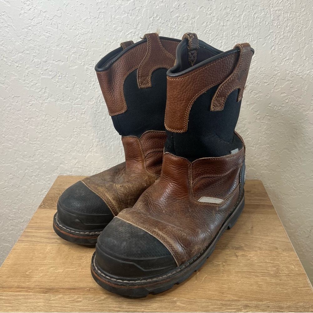 Herman Survivors Pro Pull On Harrington Steel Toe Waterproof Boots Mens 12